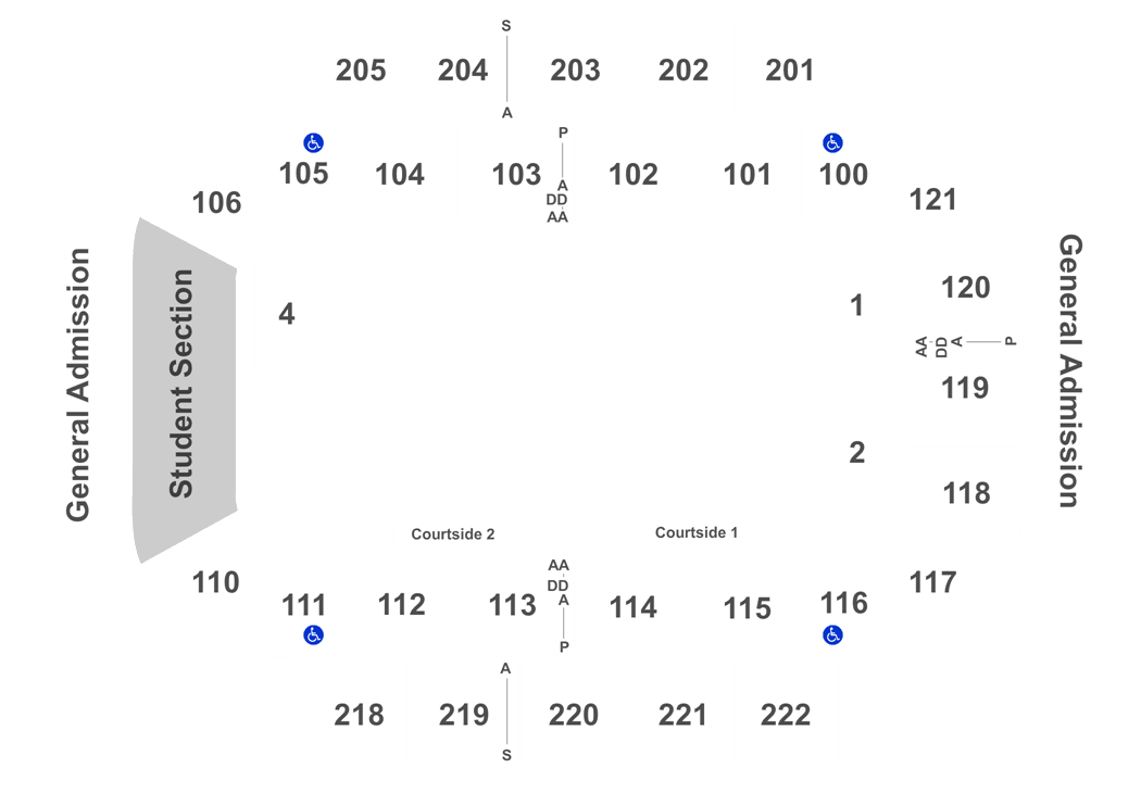 Bon Secours Wellness Arena Seating Chart Basketball