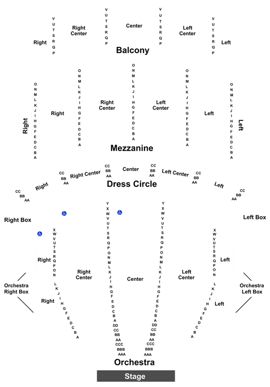Boston Nutcracker Seating Chart