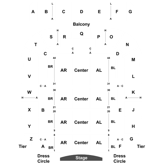 Boutwell Auditorium Seating Chart Birmingham Al