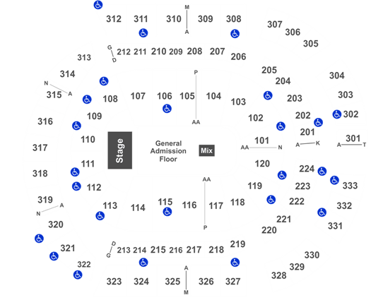 Bridgestone Arena Seating Charts 