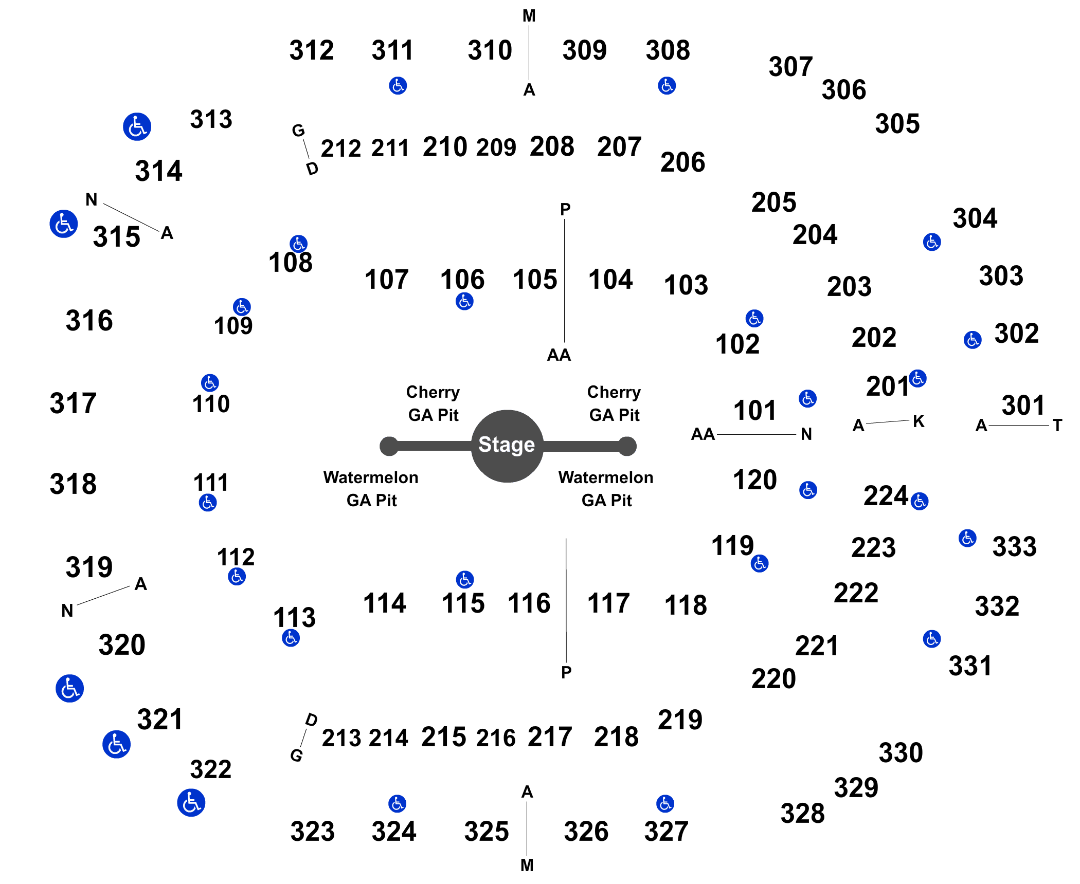 Bridgestone Arena Seating Chart Harry Styles