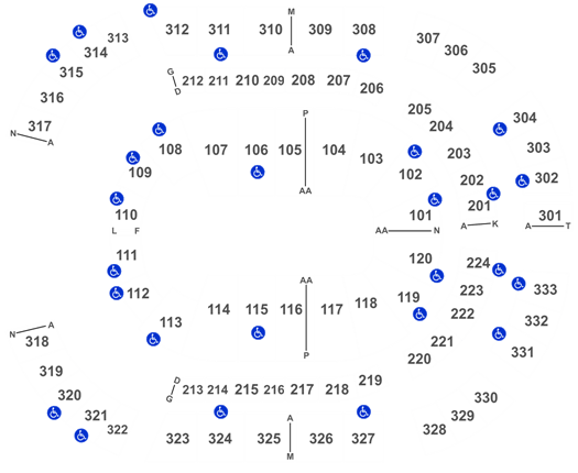 Bridgestone Arena Seating Chart U2
