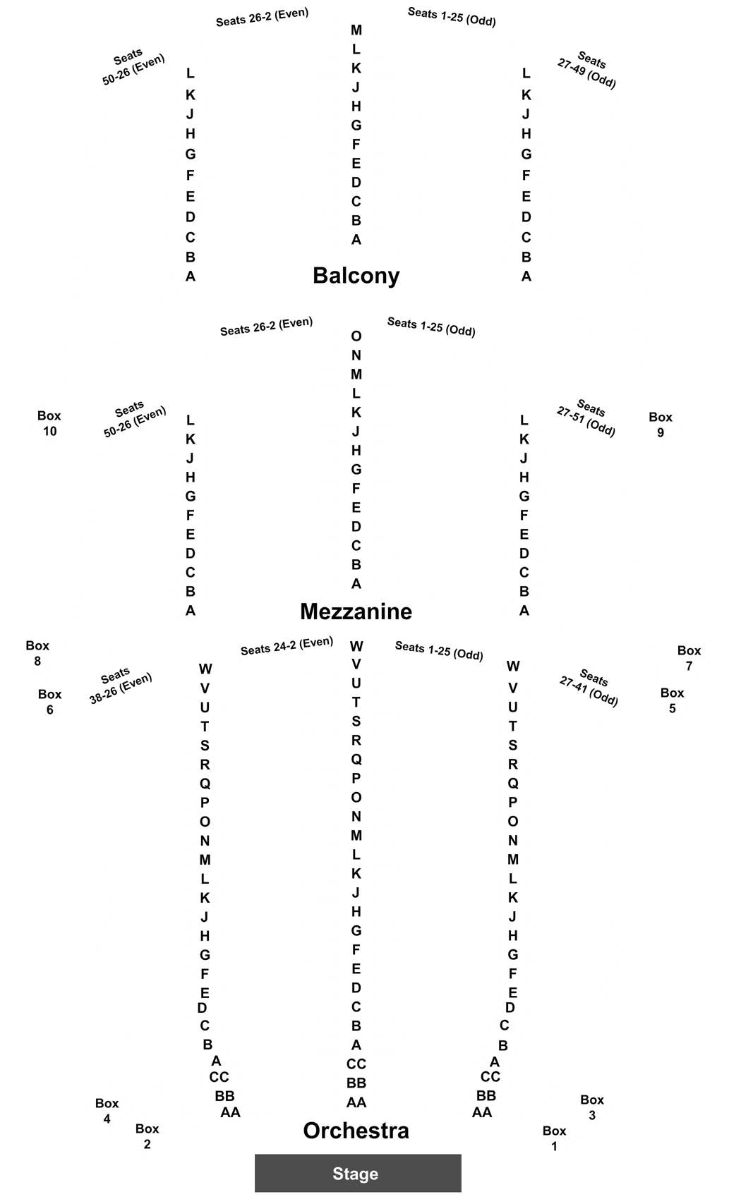 Bam Howard Gilman Opera House Seating Chart