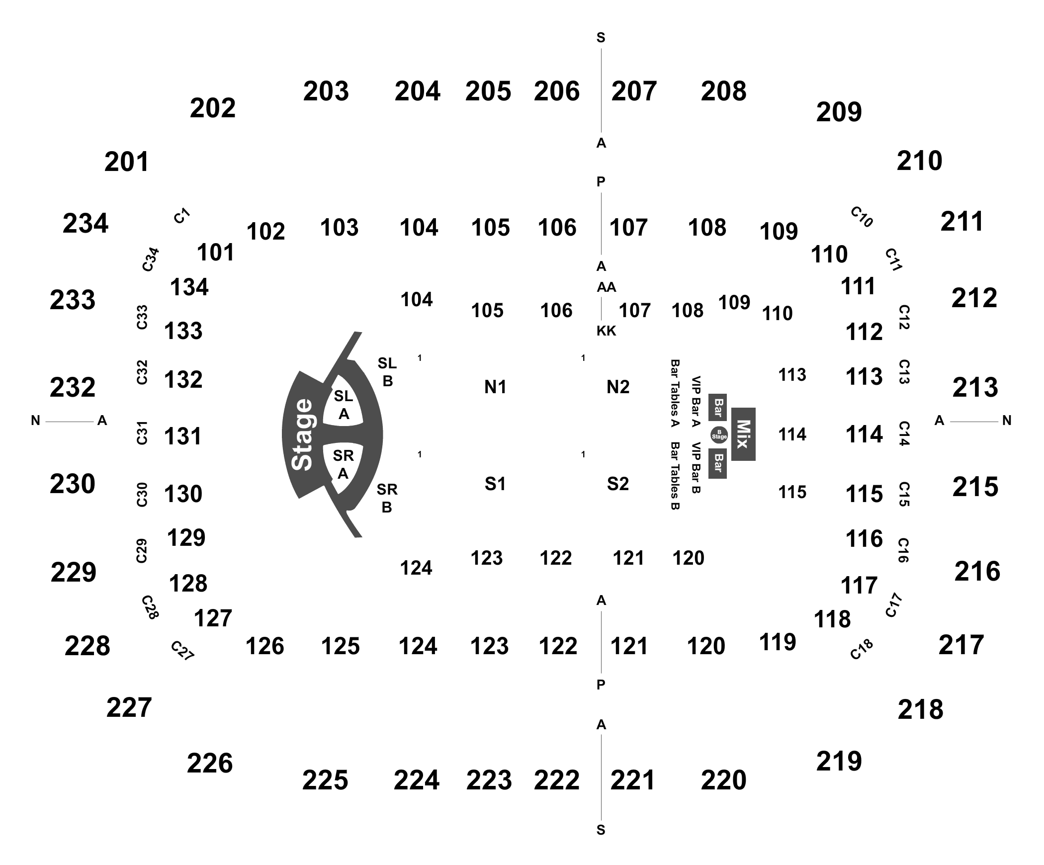 Bryce Jordan Center Interactive Seating Chart