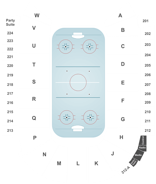 Budweiser Event Center Seating Chart Eagles