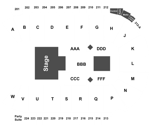 Budweiser Event Center Seating Chart