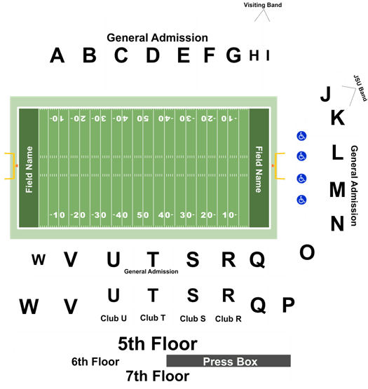 Jsu Stadium Seating Chart