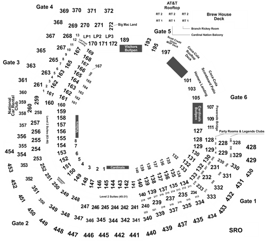 Busch Stadium Tickets, Busch Stadium Seating Plan