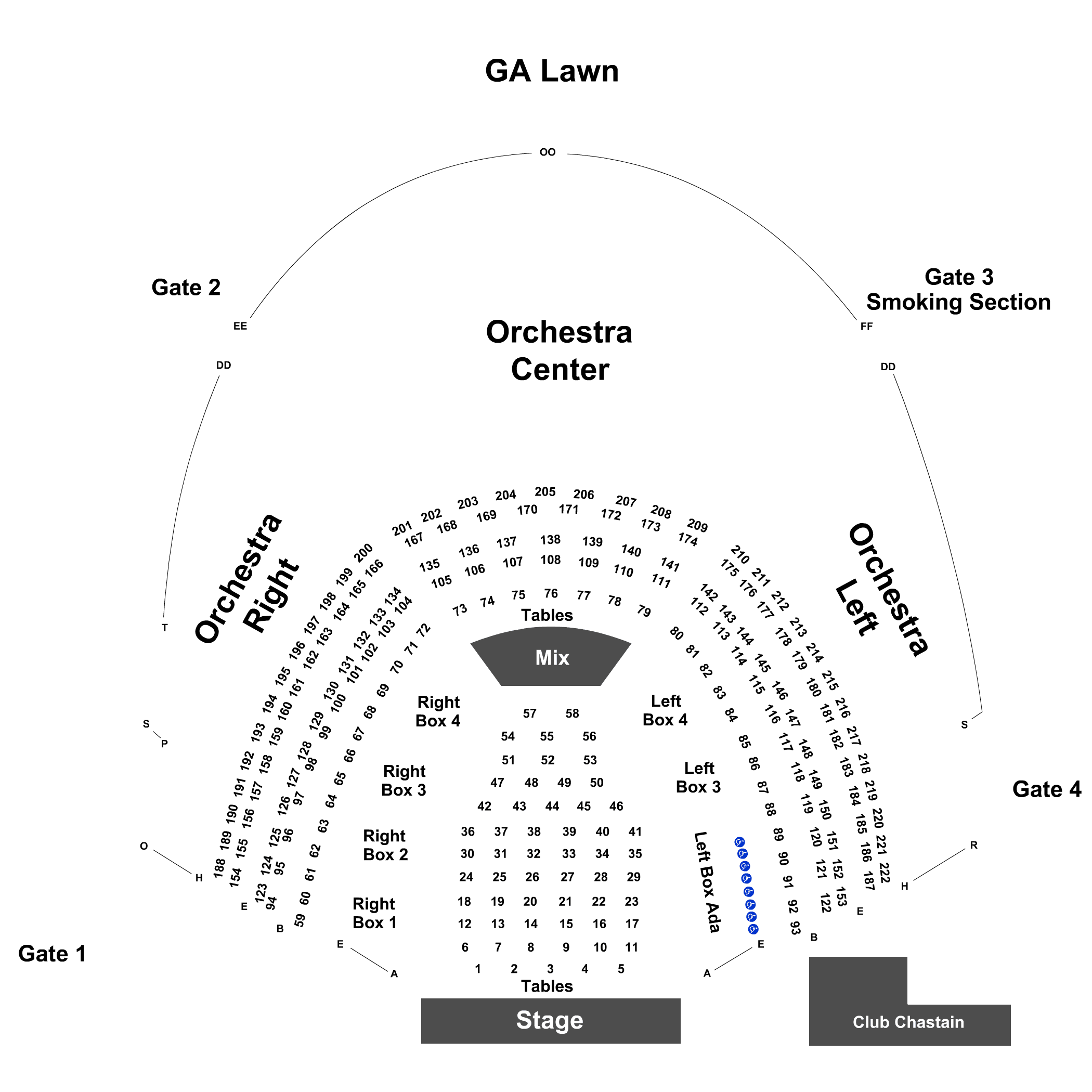 Chastain Park Seating Chart Barenaked Ladies Gin Blossoms Toad The Wet Sprocket Atlanta Meet And Greet Vip Tickets