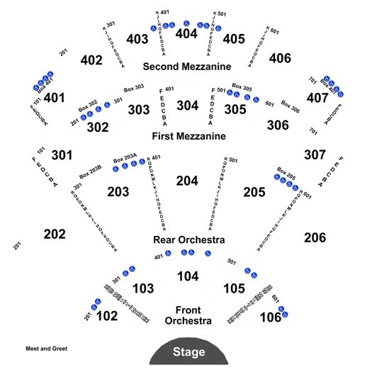 Caesars Palace Show Seating Chart