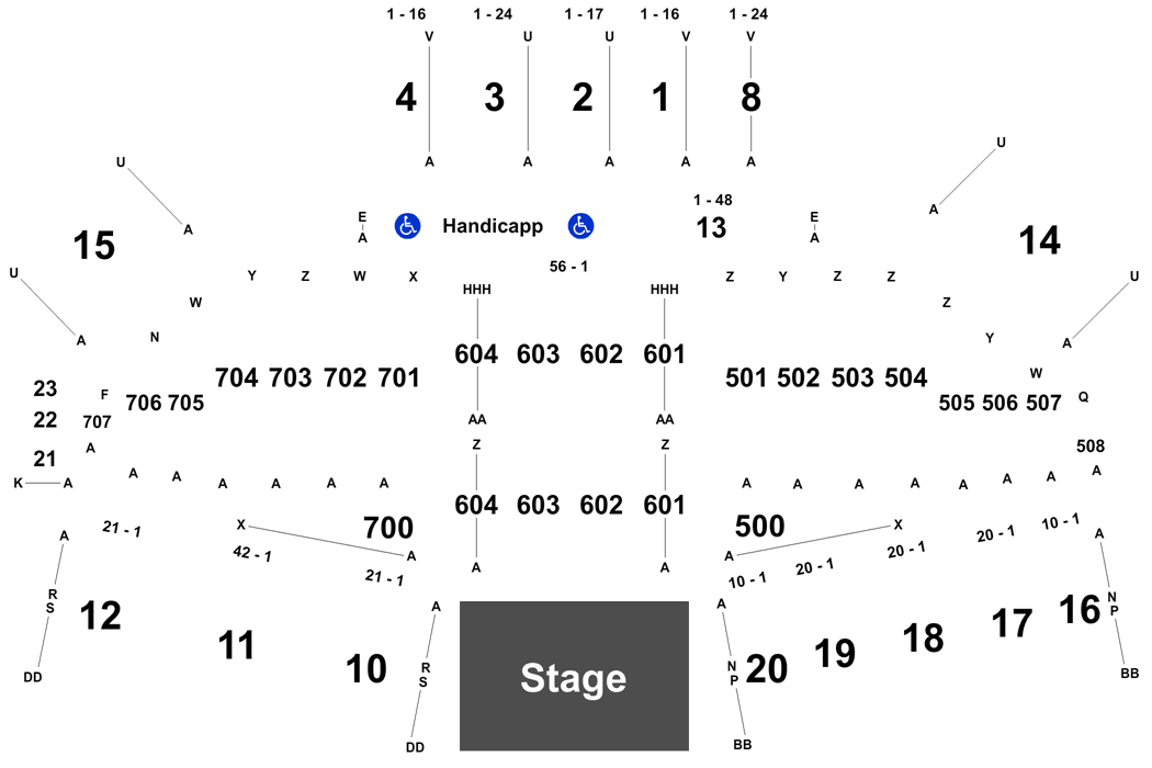 Mid State Fair 2018 Seating Chart
