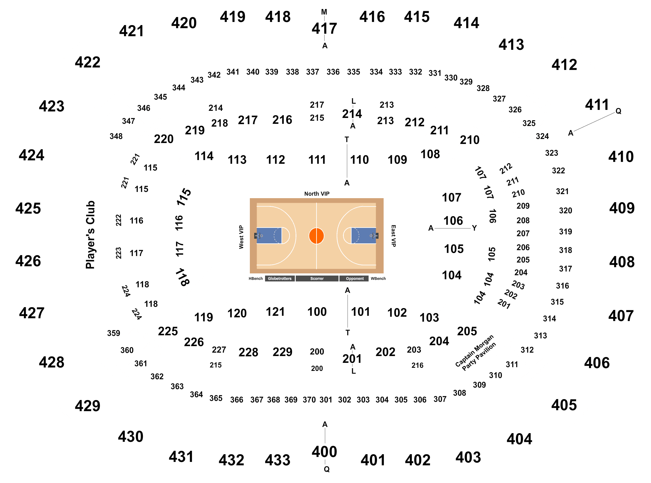 Seating Charts  Capital One Arena
