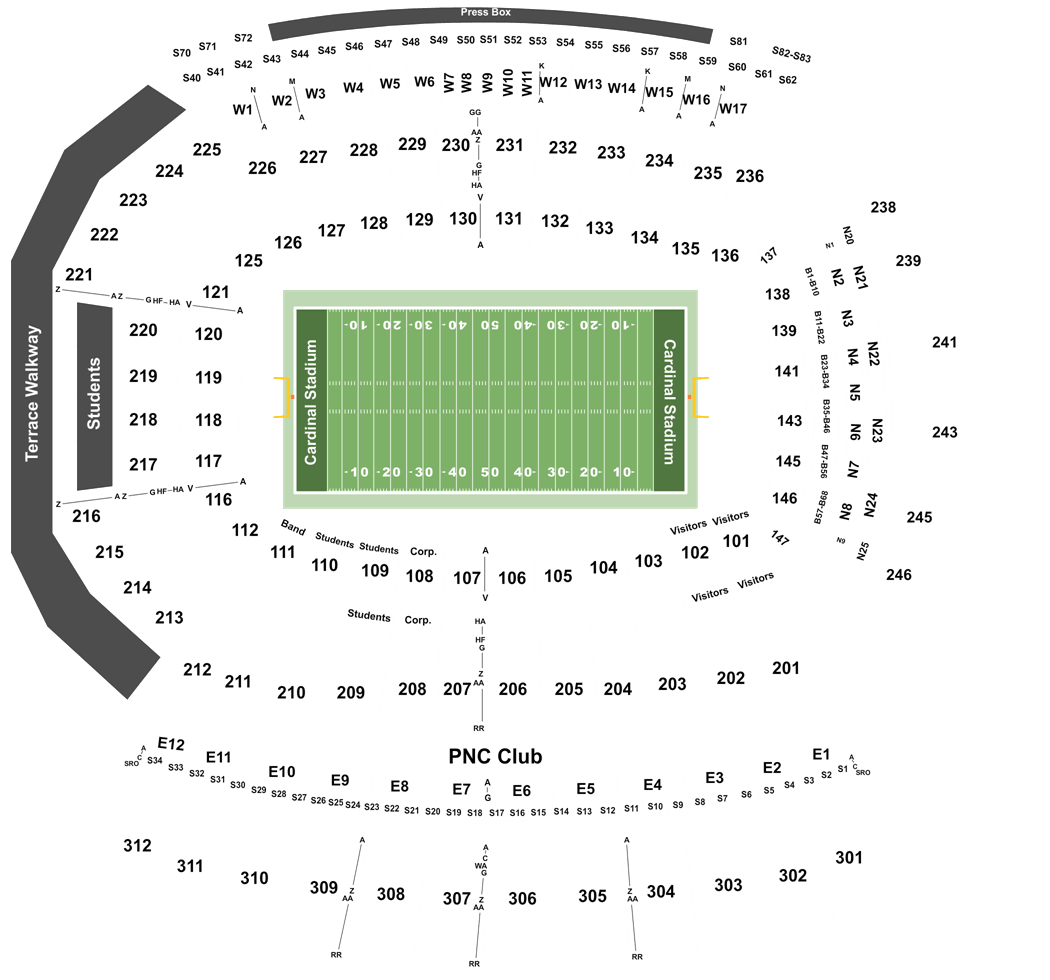 Cardinal Stadium Louisville Seating Chart