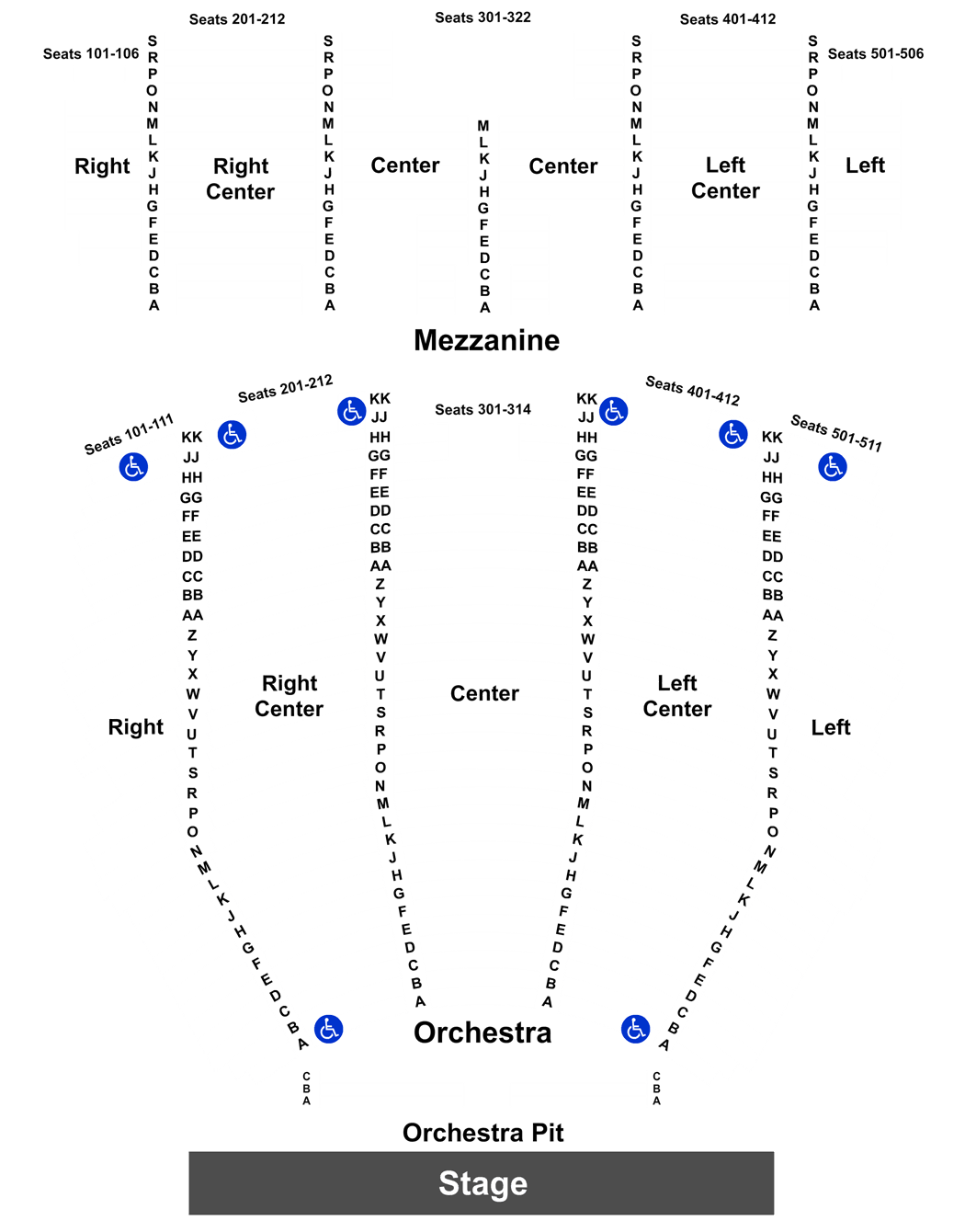 Centennial Hall Tucson Seating Chart