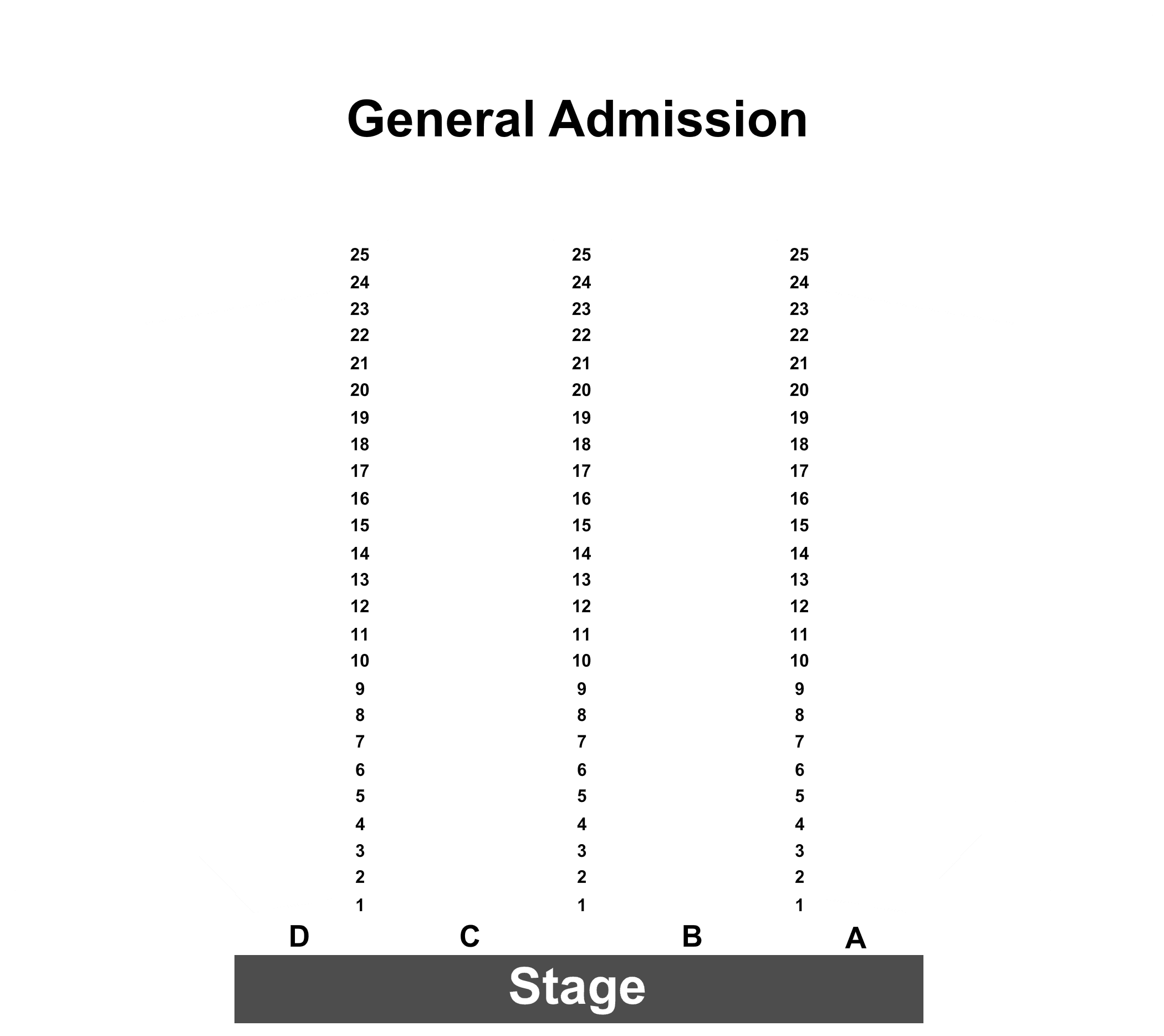Centennial Terrace Seating Chart
