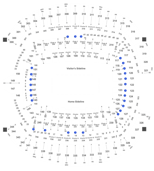 Los Angeles Rams Seating Chart 2018