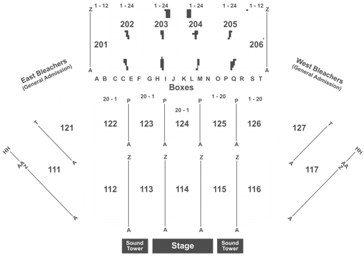 Champlain Valley Fair Concert Seating Chart