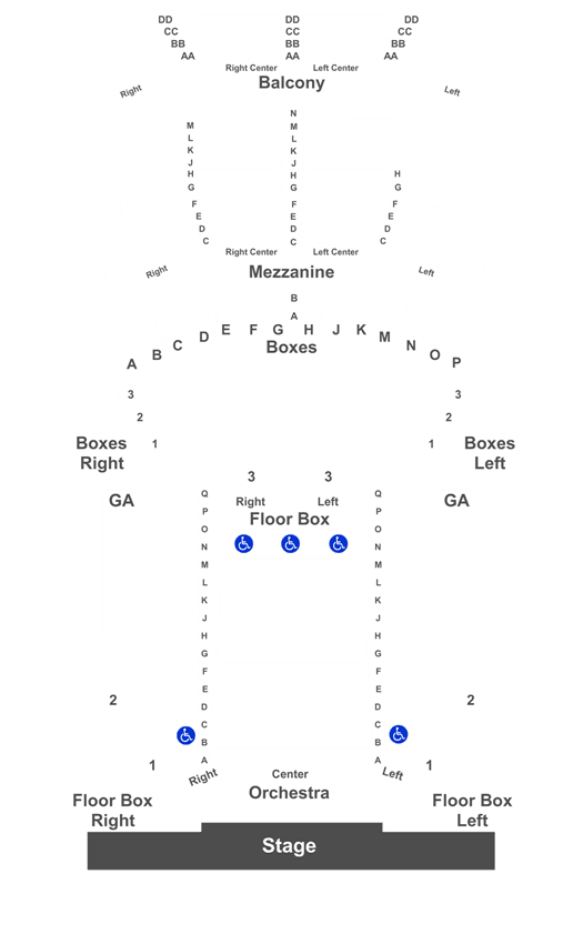 Charline Mccombs Empire Theatre Seating Chart