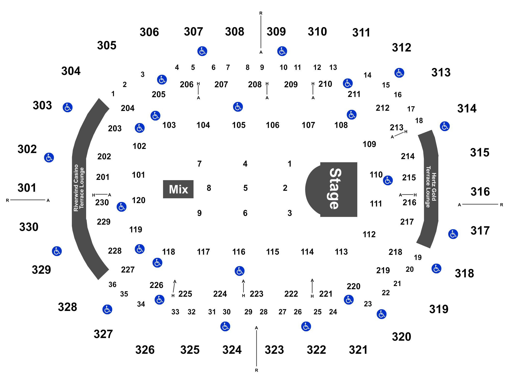 Chesapeake Energy Arena Virtual Seating Chart