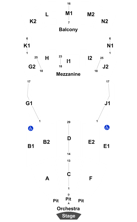 Chester Fritz Auditorium Seating Chart