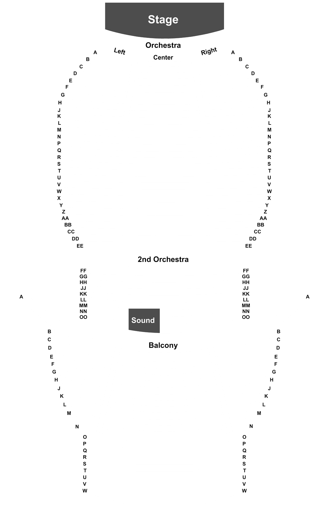 Chevalier Medford Seating Chart