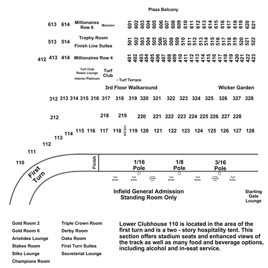Churchill Downs Breeders Cup Seating Chart