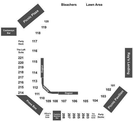 Dayton Dragons Seating Chart Tickets