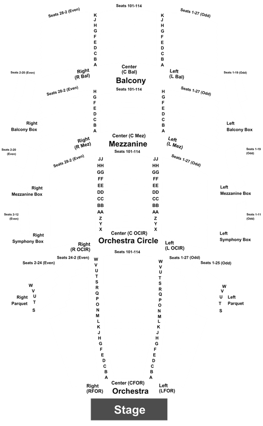 Weidner Center Green Bay Seating Chart