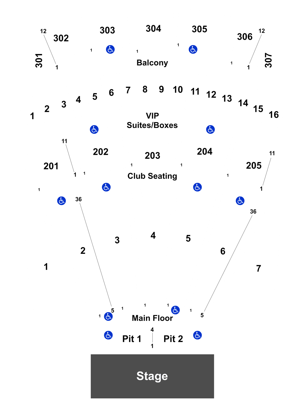 Comerica Theater Interactive Seating Chart