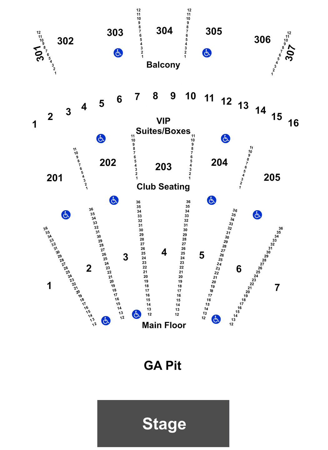 Comerica Theater Interactive Seating Chart