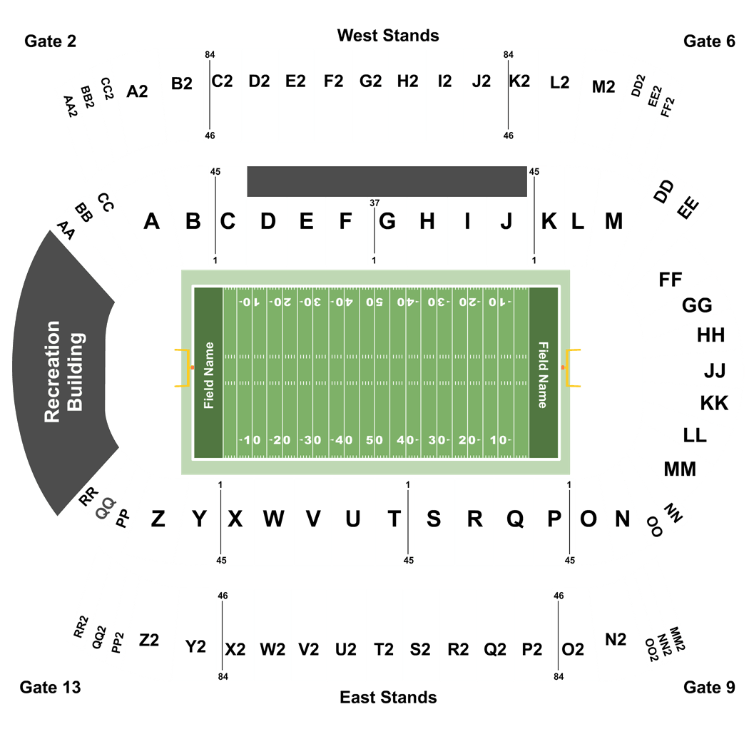 Stadium Seating Chart Edmonton