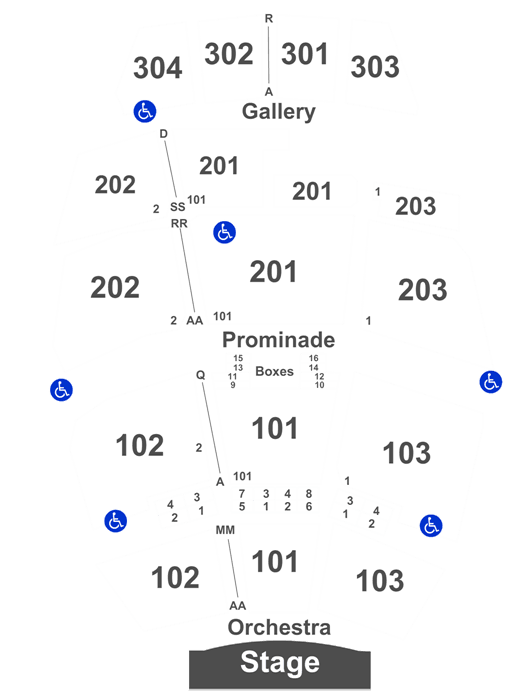 Coney Island Amphitheater Seating Chart