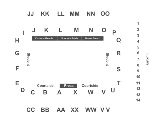Conte Forum Hockey Seating Chart
