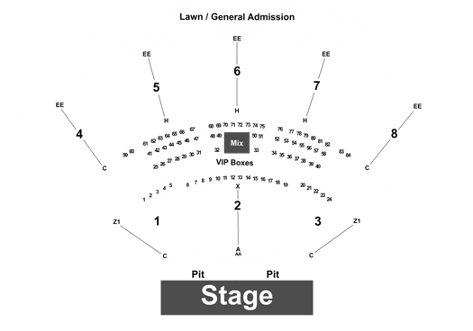 Coral Sky Amphitheater Seating Chart