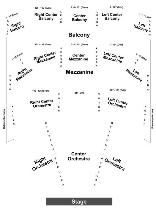 Coral Springs Performing Arts Center Seating Chart