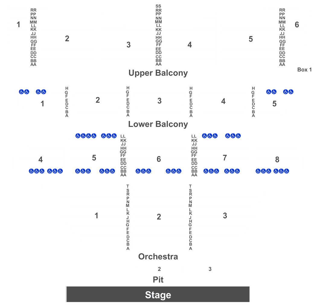 Coronado Seating Chart Rockford Il