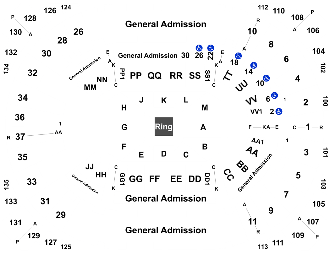 Cow Palace Rodeo Seating Chart