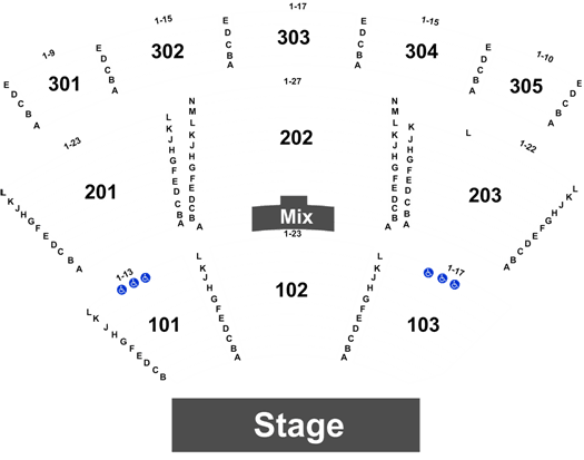 Criss Angel Seating Chart