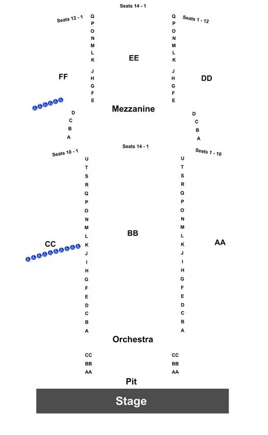 Cullen Theater Houston Seating Chart
