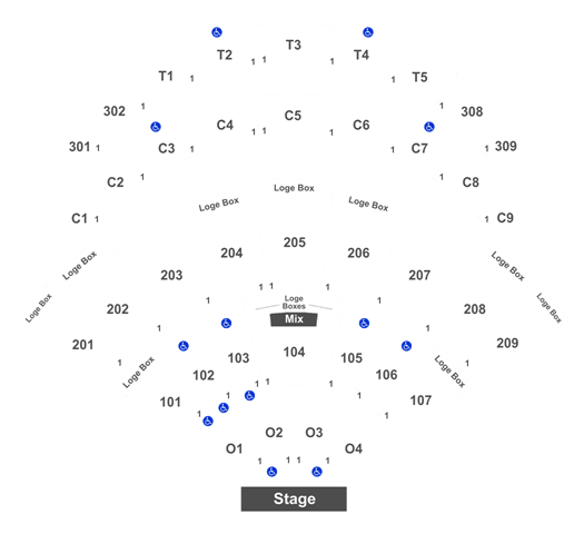Gm Place Seating Chart Concerts