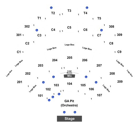 Florida Amphitheater Seating Chart