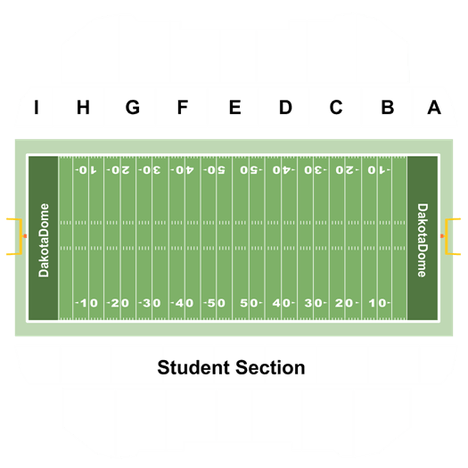 Dakota Dome Seating Chart