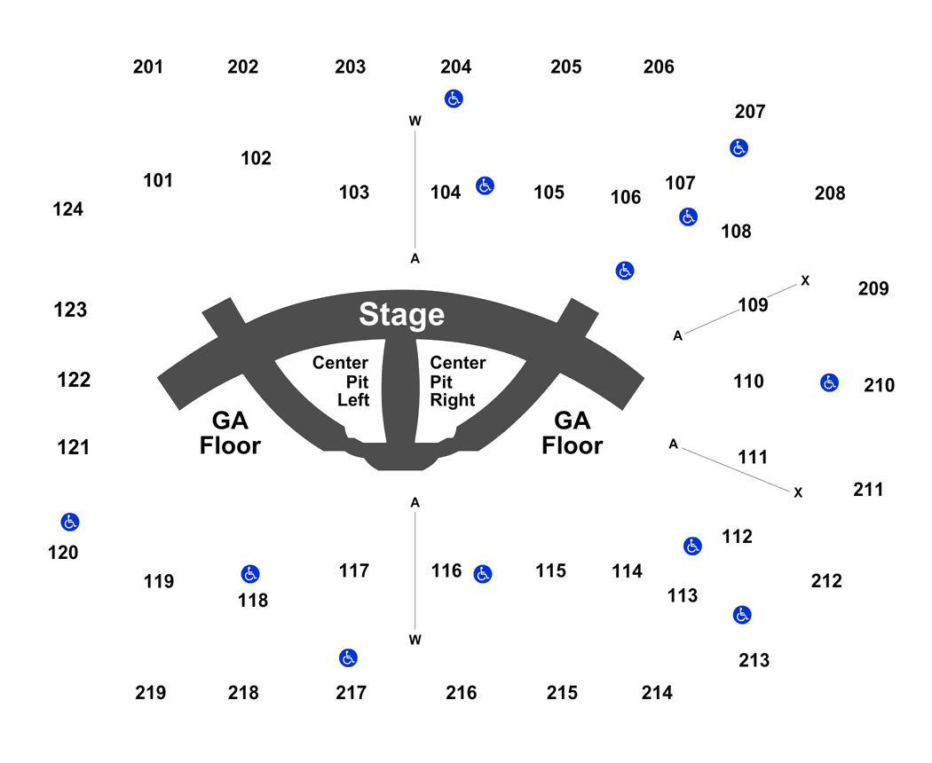 Denny Sanford Premier Center Sioux Falls Sd Seating Chart