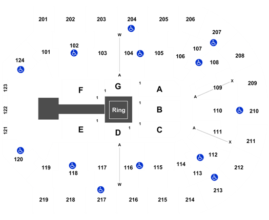 Sanford Premier Center Seating Chart