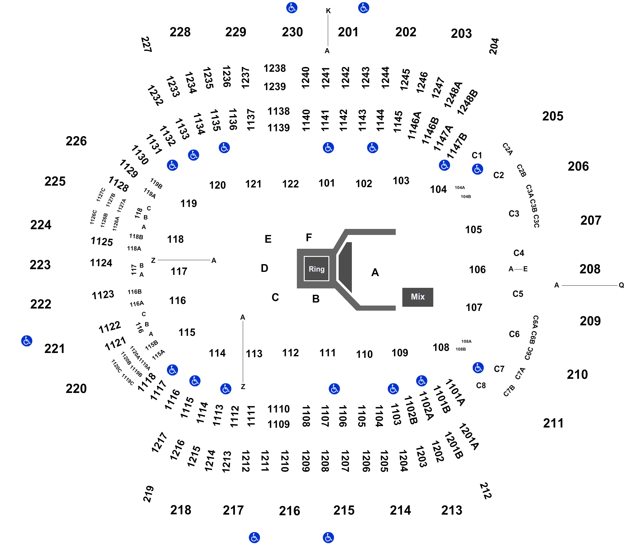 Section 101 at Desert Diamond Arena 