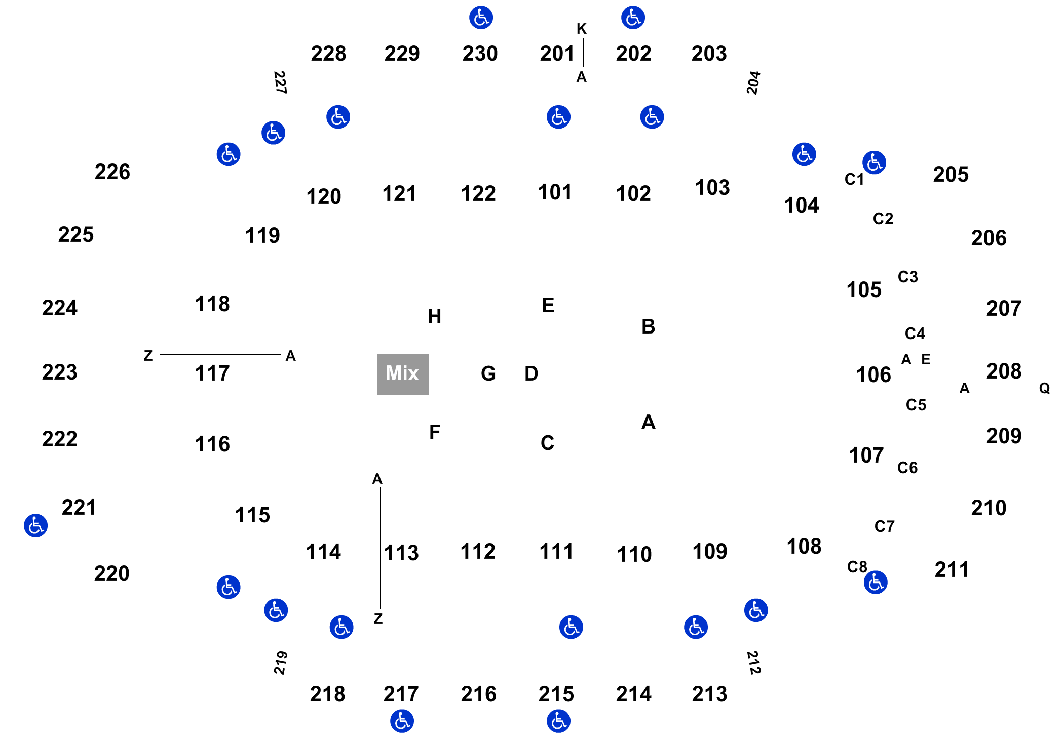 Breakdown Of The Gila River Arena Seating Chart