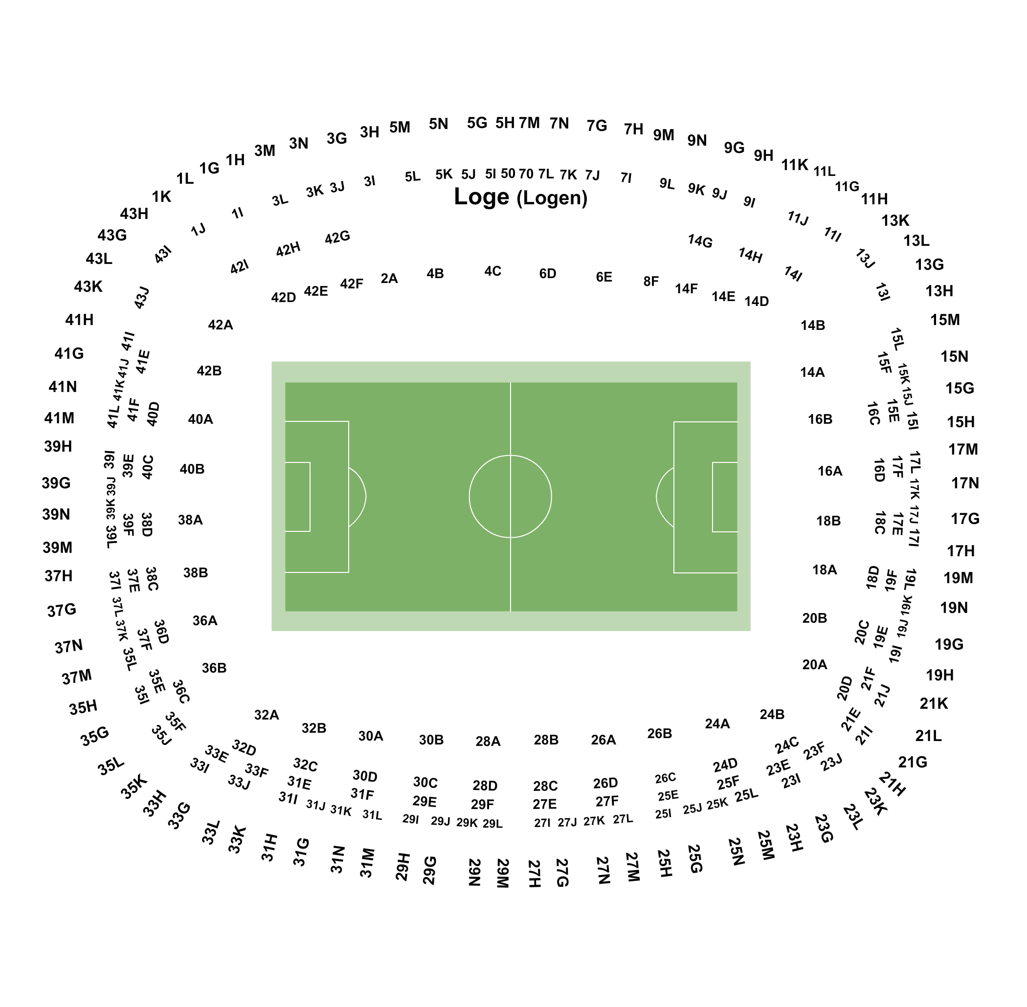bayern munich stadium seating plan
