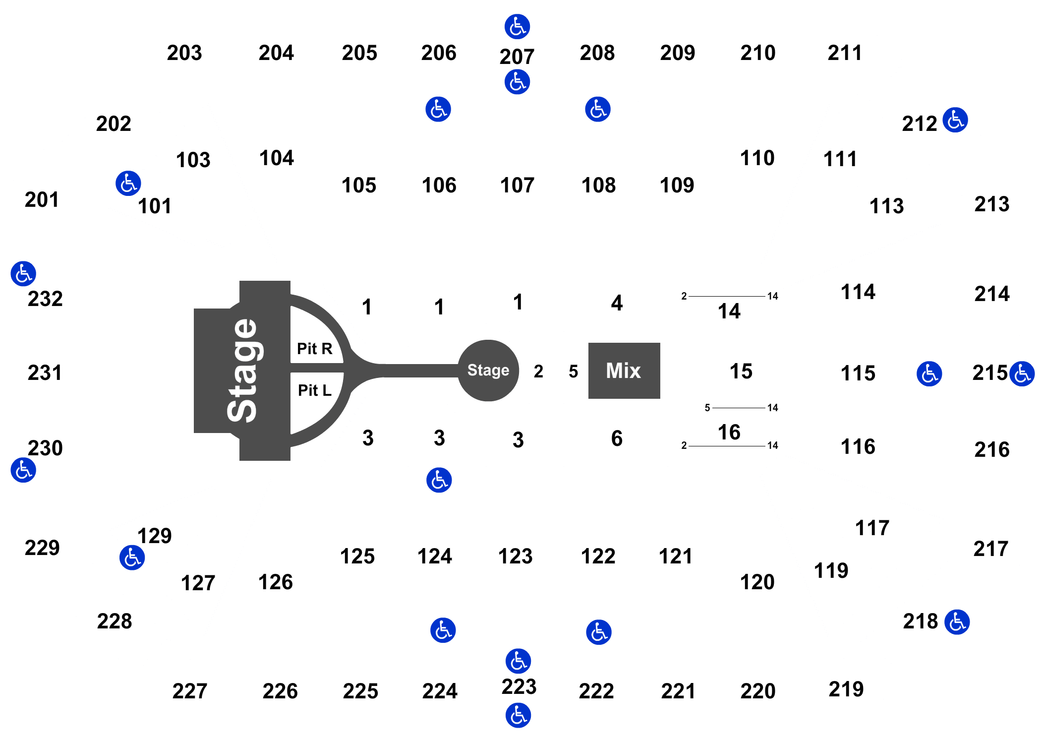 Dickies Arena Virtual Seating Chart