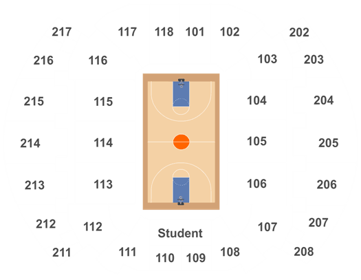 Wichita State Basketball Seating Chart