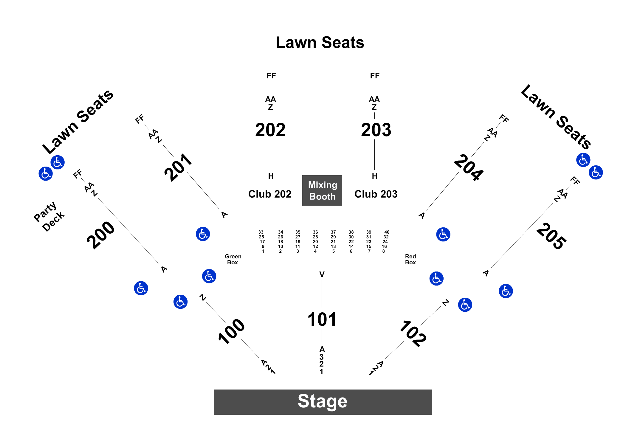 Starplex Pavilion Seating Chart